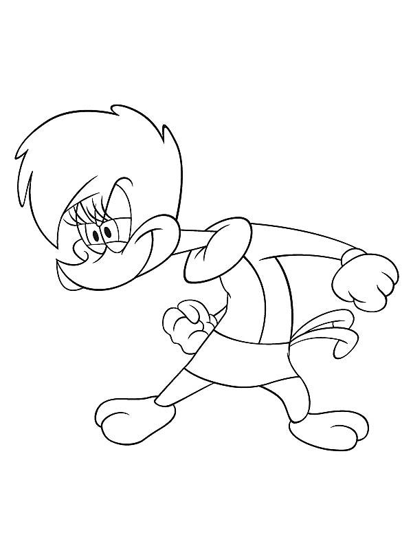 Woody Woodpecker kolorowanki